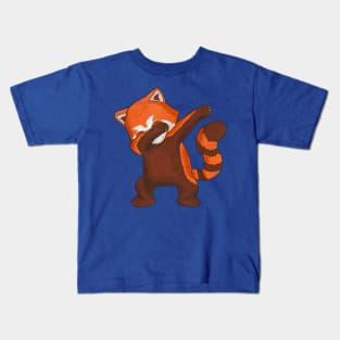 Red Panda Dabbing Kids T-Shirt
